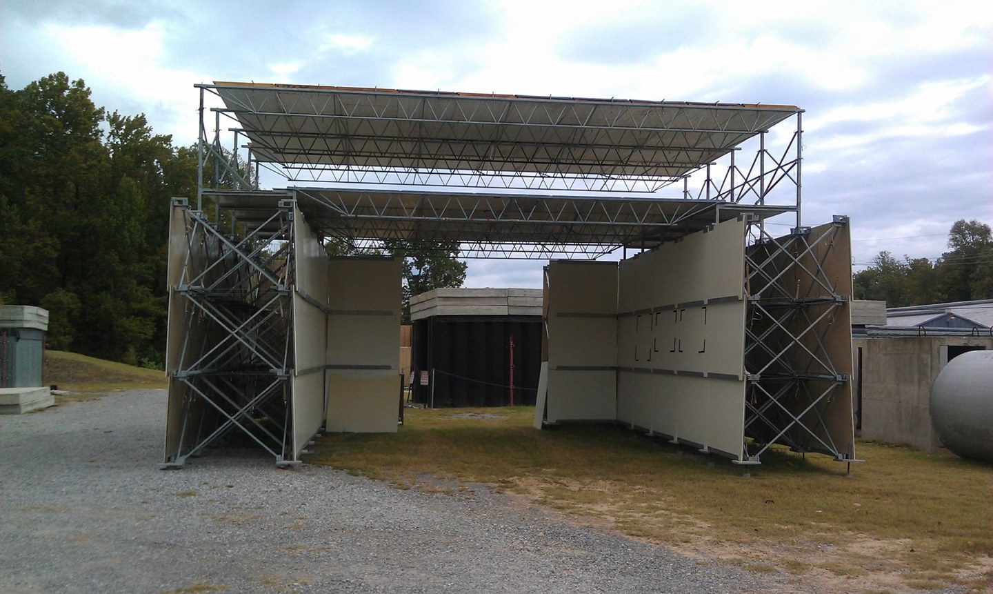 U.S. Army Corps of Engineers bunker assembled with Echo Lite panels